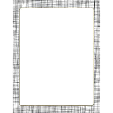 Great Papers Stationery Letterhead, Cross Stitc, PK80 2015115