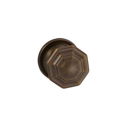 Omnia Knob 2-3/16" Rose Pass 238BS T 1-3/4" Doors ULQ Antique Bronze 201 201/55B.PA5A