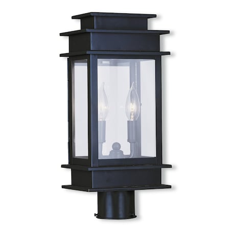 Livex Lighting Princeton 2 Light Bronze Outdoor Post Top Lantern 2015-07