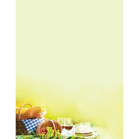 Great Papers Stationery Letterhead, Picnic Bask, PK80 2017039