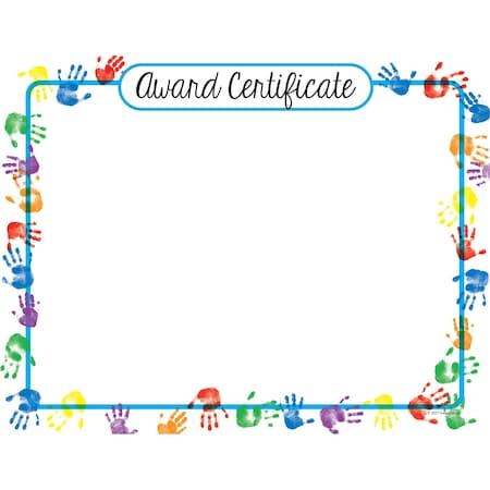 Great Papers Certificate Helping Hands, 8.5"x11, PK25 2017043