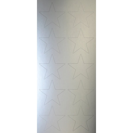 Great Papers Certificate Seal Silver Foil Star, PK30 2019019