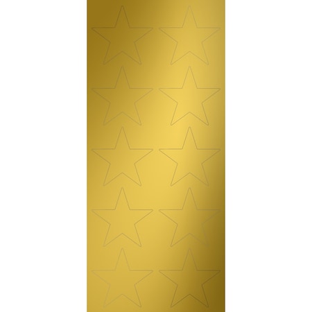 Great Papers Certificate Seal Gold Foil Star, S, PK30 2019020