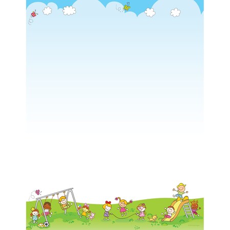 Great Papers Stationery Letterhead, Lets Play, PK80 2019058