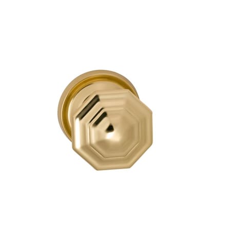 Omnia Knob 2-3/16" Rose Pass 238BS Full Lip 1-3/8" Doors Bright Brass 201 201/55F.PA1