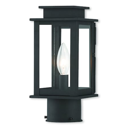 Livex Lighting Princeton 1 Light Black Outdoor Post Top Lantern 20201-04