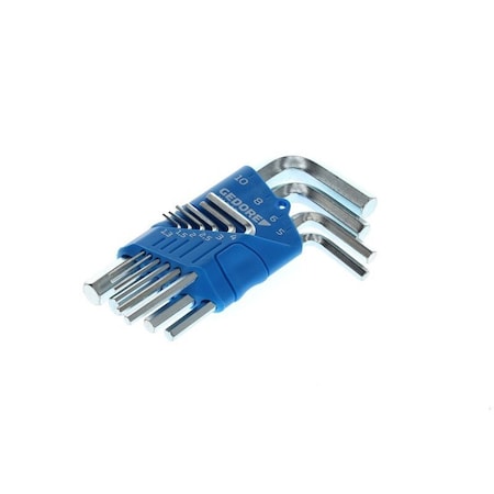 Gedore 10 Piece Metric L-Shape Hex Key Set, H 42-10 H 42-10