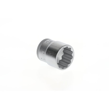 Gedore 3/8" Square Drive, 20mm Metric Socket, 12 Points, 3/8", 20mm D 30 20