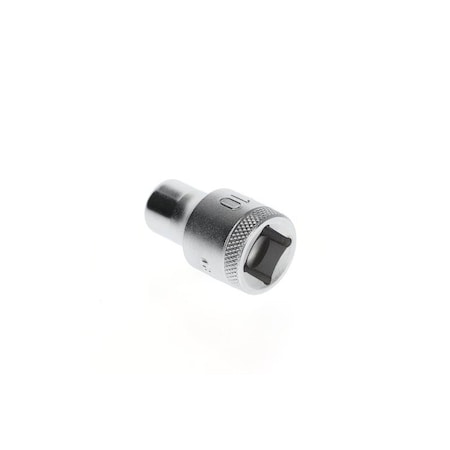 Gedore 1/2" Drive, 10mm Metric Socket, 6 Points, 1/2", 10mm 19 10