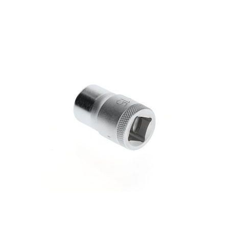 Gedore 1/2" Drive, 15mm Metric Socket, 6 Points, 1/2", 15mm 19 15
