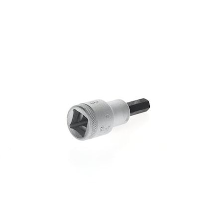 Gedore Screwdriver Bit Socket, 1/2", In-Hex 8mm IN 19 8