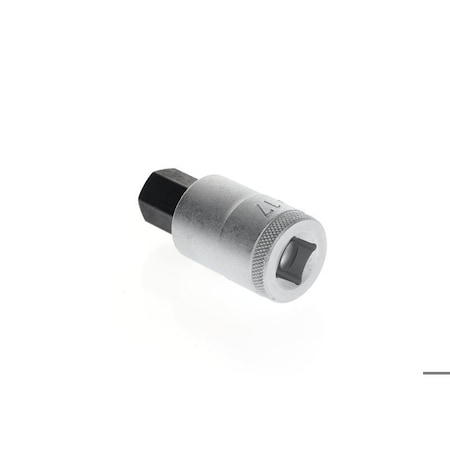 Gedore Screwdriver Bit Socket, 1/2", In-Hex 17mm IN 19 17