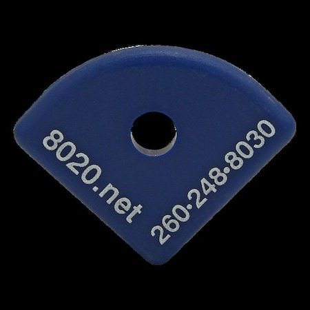 80/20 End Cap Blue W/Push-Ins 1012 2022BLU