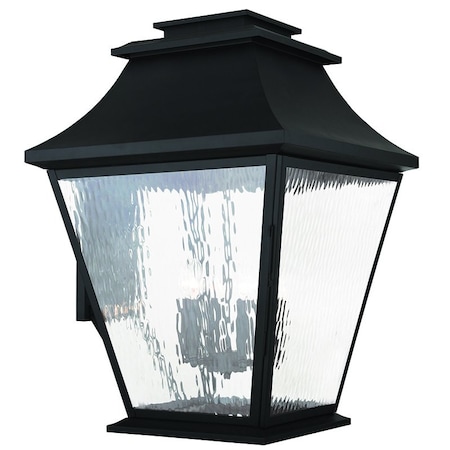 Livex Lighting Hathaway 6 Light Black Outdoor Wall Lantern 20251-04