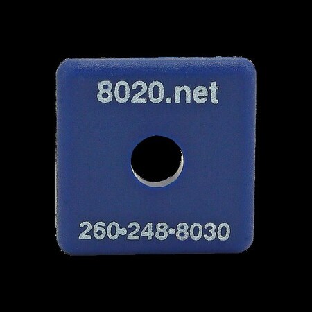 80/20 End Cap Blue W/Push-Ins 1515/1515-Lite 2030BLU