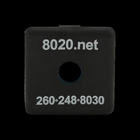80/20 End Cap, Black, Push-Ins, 1515/1515-Lite 2030