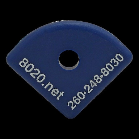 80/20 End Cap Blue W/Push-Ins 1517 2035BLU