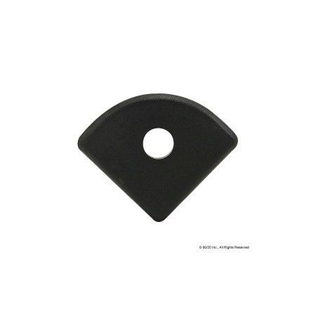 80/20 End Cap Black W/Push-Ins 1517 2035-PLAIN