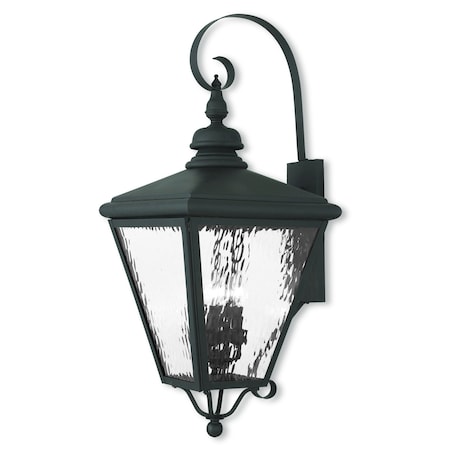 Livex Lighting Cambridge 4 Light Black Outdoor Wall Lantern 2036-04