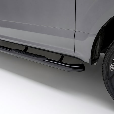 Aries Black Steel Side Bars, 3", 204053 204053