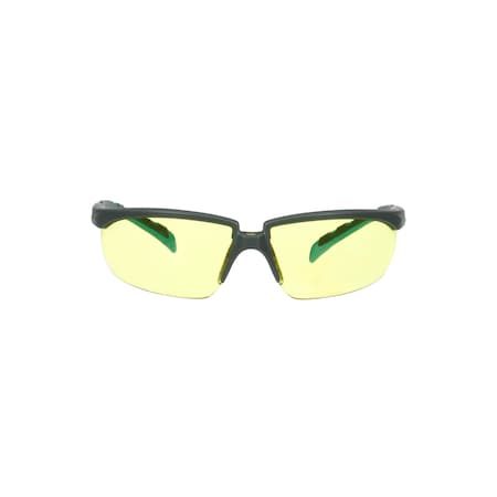 3M Peltor Series 2000, Safety Glasses, Anti-Fog & Anti-Scratch, Amber Lens, Gray Frame, Half-Frame, 20 PK S2003SGAF-BGR