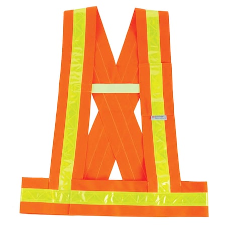 Ergodyne Break Away Sash, Polyester, Orange, XL 8140BA