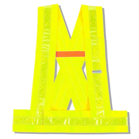 Ergodyne Break Away Sash, Polyester, Lime, 3XL 8140BA