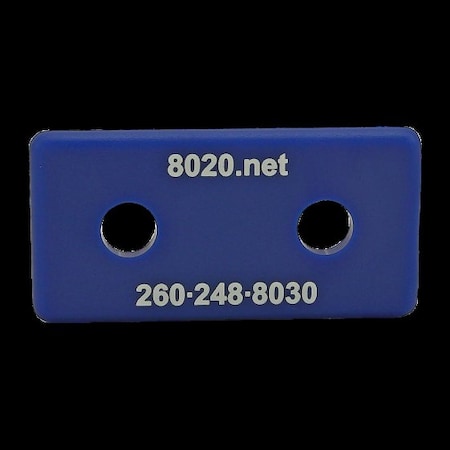 80/20 End Cap Blue W/Push-Ins 1530/1530-Lite 2045BLU