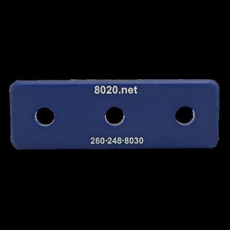 80/20 End Cap Blue W/Push-Ins 1545 2046BLU