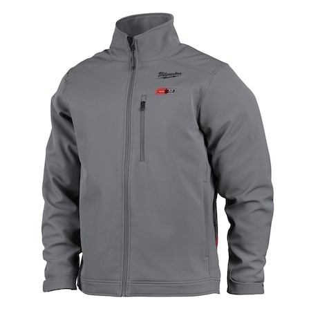 Milwaukee Tool Men's Heated Jacket Kit, Gray, Heats Up to 12 hr , 12 V 4 Outside Pockets, 2XL 204G-212X