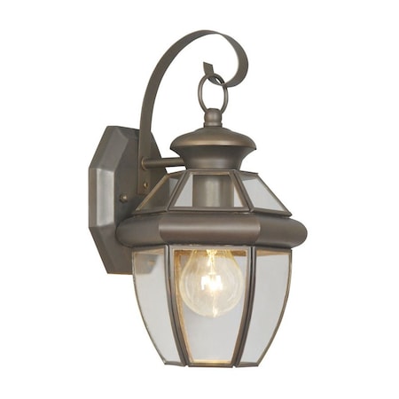 Livex Lighting Monterey 1 Light Bronze Outdoor Wall Lantern 2051-07
