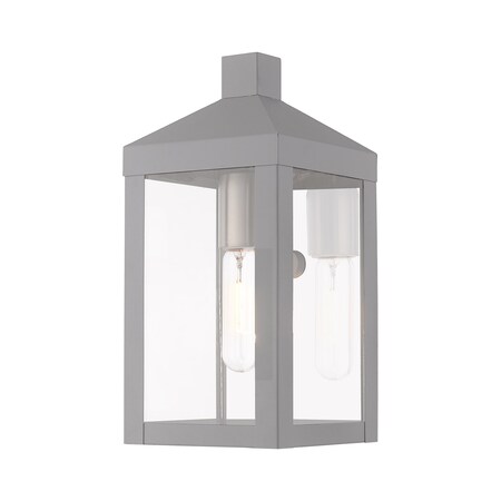 Livex Lighting Nyack 1 Light Nordic Gray Outdoor Wall L 20581-80