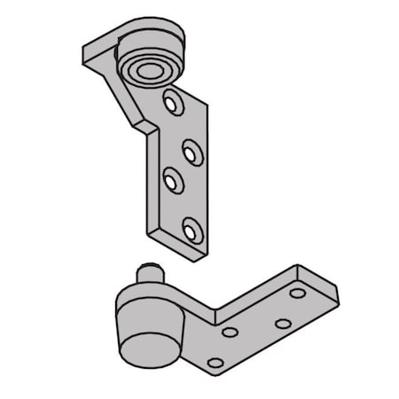 Ives Satin Chrome Pivot 7212VTOP26DLH PIVOT.112.US26D