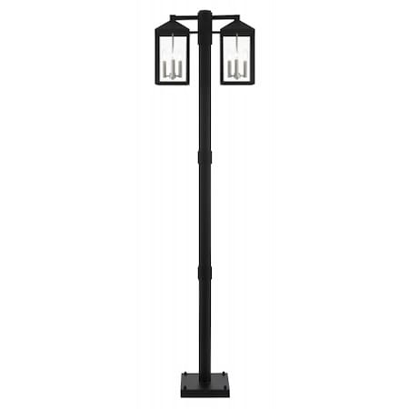 Livex Lighting Black with Brushed Nickel Cluster Outdoo 20599-04