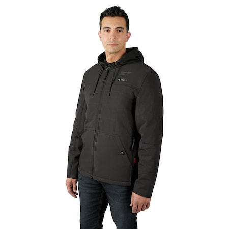 Milwaukee Tool Men's Heated Jacket Kit, Black, Heats Up to 12 hr , 12 V 3 Outside Pockets, 3XL 205B-213X
