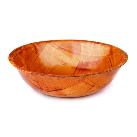 Tablecraft Woven Wood Round Bowl, 5.5" Dia, PK12 205