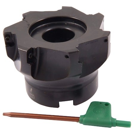 Hhip 3" X 1 Bore 90 Degree APKT Indexable Face Mill 2063-3000