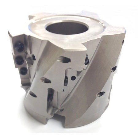 Hhip 3 X 1-1/4" Bore Coolant Helical APKT-160408 Indexable Face Mill 2066-8000