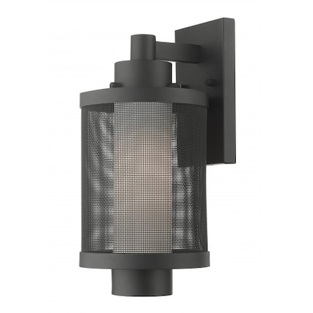 Livex Lighting Textured Black Outdoor Wall Lantern, 1 Li 20682-14