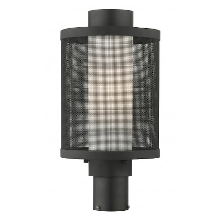 Livex Lighting Textured Black Outdoor Post Top Lantern,  20686-14