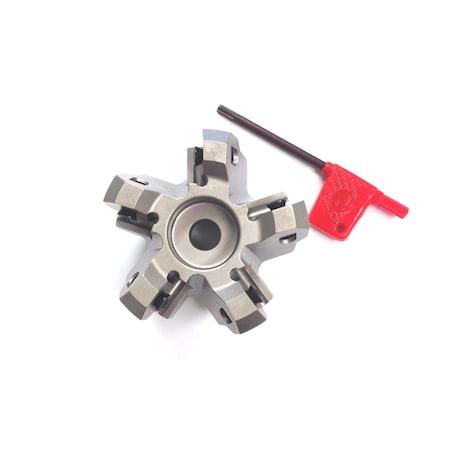 Hhip 2-1/2" X 3/4 Bore 45 Degree Octagon 5 Insert Indexable Face Mill 2068-2500