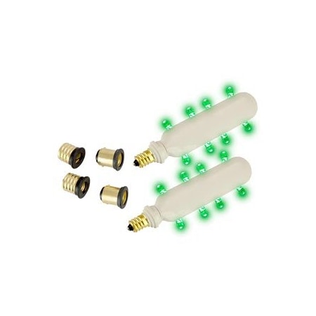 Tcp Grn LED, Exit Retro 2 Lamp, 4 Base Adap 20717