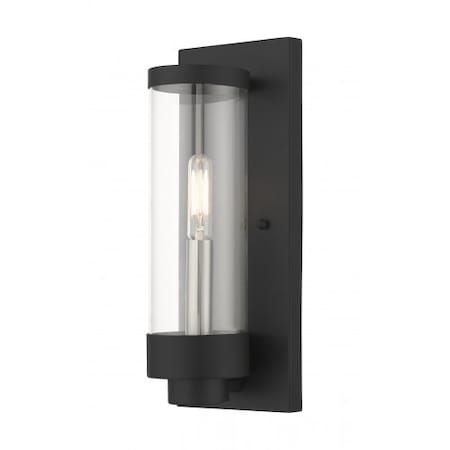 Livex Lighting Textured Black Outdoor ADA Wall Lantern, 20721-14