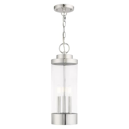 Livex Lighting Hillcrest 3 Light Polished Chrome Outdoo 20727-05