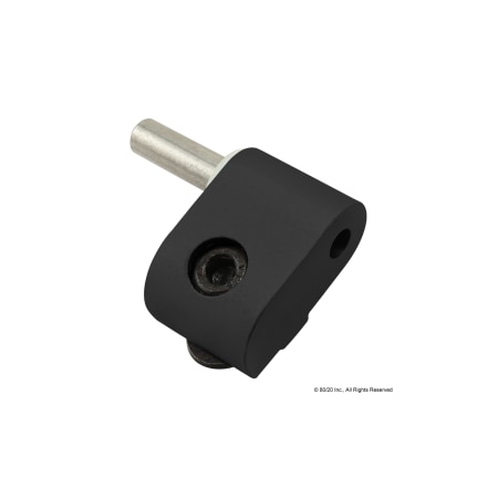 80/20 LiftOffHinge, Alum, Blk, 15/32in, 3/4in 2074-BLACK
