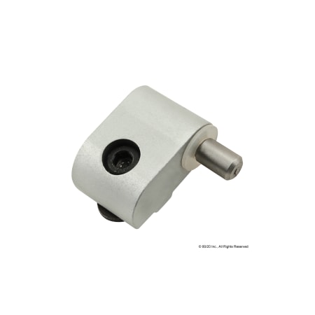 80/20 LiftOffHinge, Alum, Silver, 15/32in, 3/4in 2075