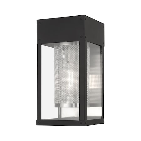Livex Lighting Franklin 1 Light Black Outdoor Wall Lantern 20761-04