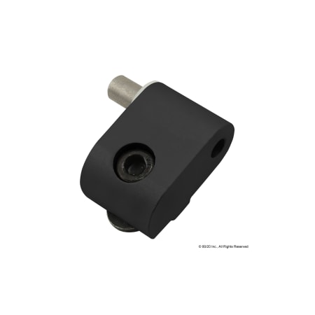 80/20 LiftOffHinge, Alum, Blk, 15/32in, 3/4in 2076-BLACK