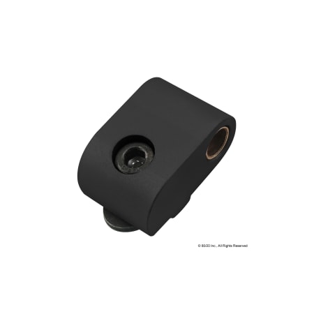 80/20 LiftOffHinge, Alum, Blk, 15/32in, 1/2in 2077-BLACK