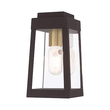 Livex Lighting Oslo 1 Light Bronze Outdoor Wall Lantern 20851-07
